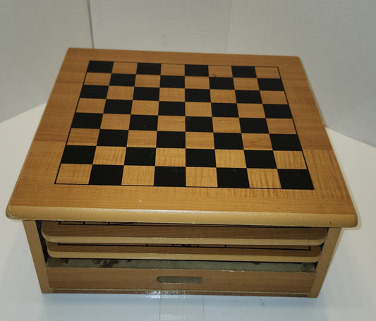 Boîte de jeu d'échecs 6 en 1