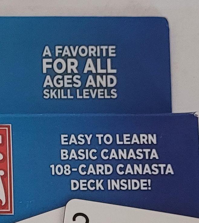 Jeu de cartes Canasta