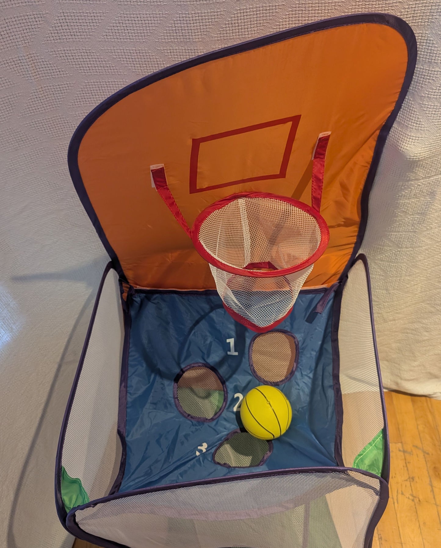 Heu de basketball en toile