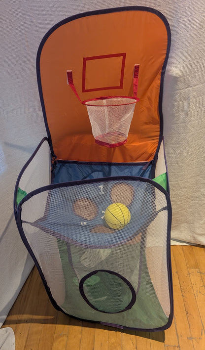 Heu de basketball en toile