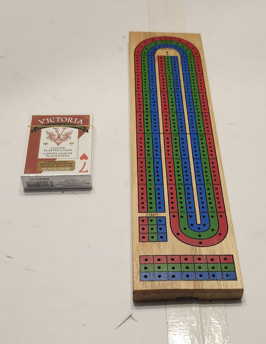 Jeu de crible en bois avec jeu de cartes