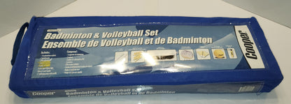 Jeu de volleyball et badminton