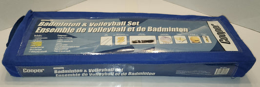 Jeu de volleyball et badminton
