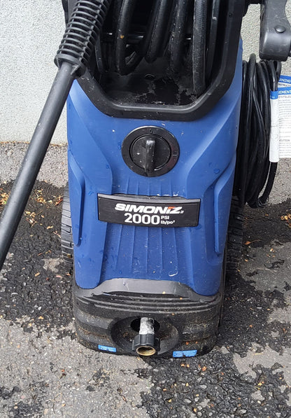 Laveuse à pression électrique Simoniz 2000 PSI