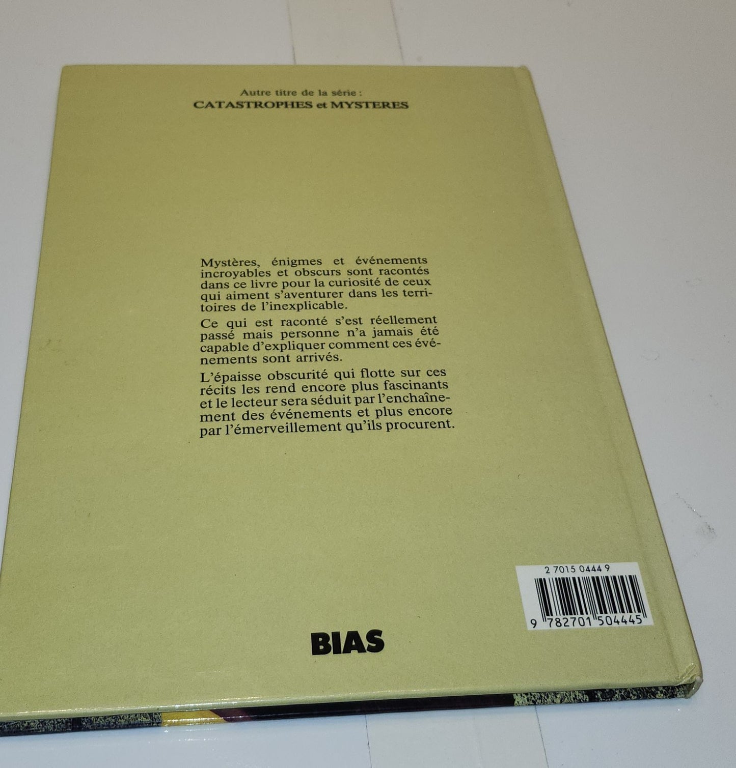 Livre Histoires incroyables