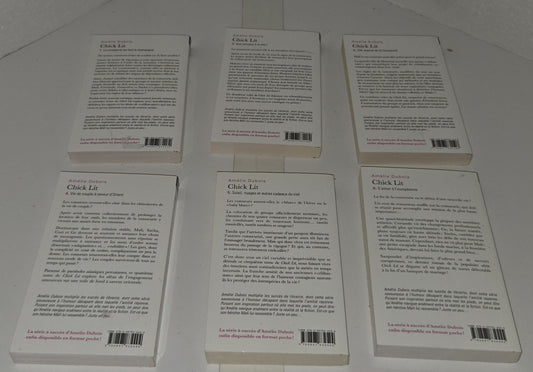 Série Chick Lit tomes 1 à 6 d’Amélie Dubois
