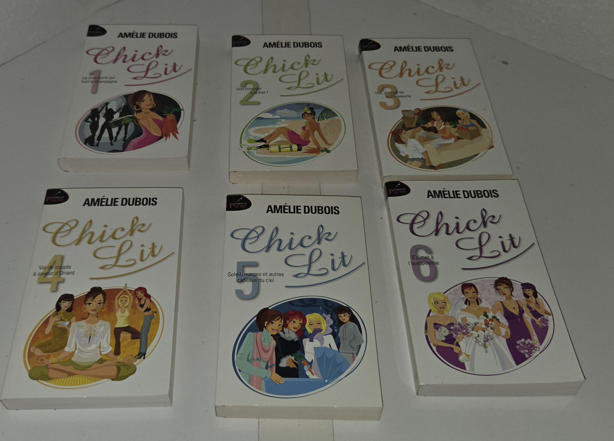 Série Chick Lit tomes 1 à 6 de Amélie Dubois