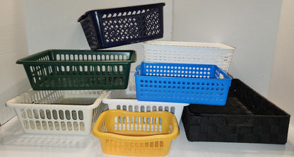 Paniers en plastique