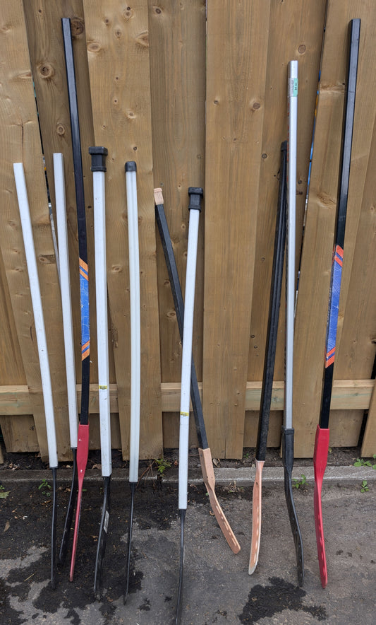 Bâtons de hockey en plastique