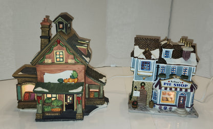 Maison en céramique pour village - Arline's Pie Shop avec Marché