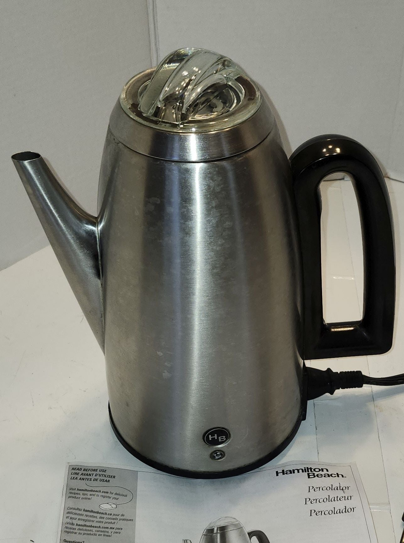 Percolateur électrique 12 tasses