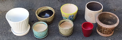 Pots à fleur en céramique
