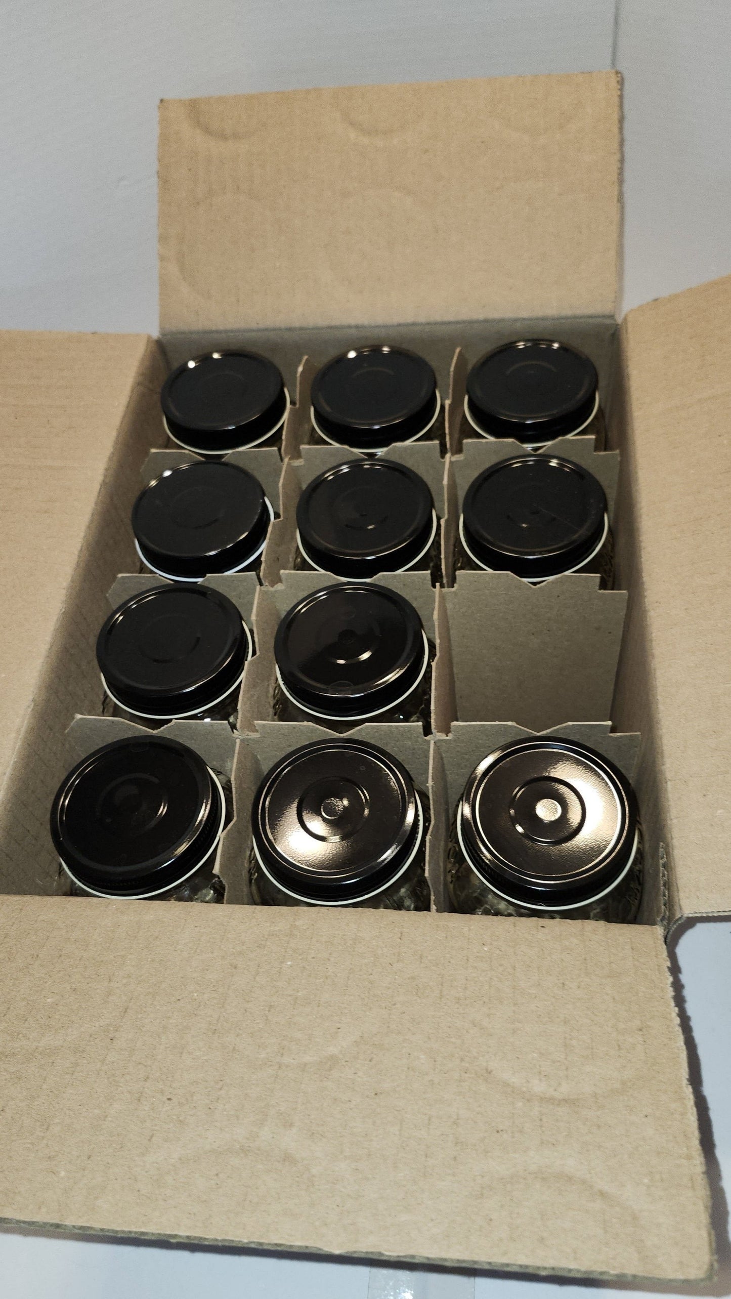 Lot de 12 pots masson 500 ml