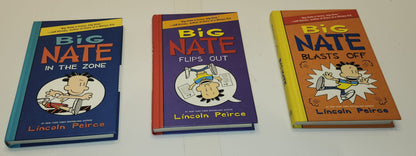 Lot de 3 livres de Big Nate de Lincoln Peirce
