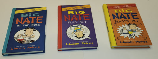 Lot de 3 livres de Big Nate de Lincoln Peirce