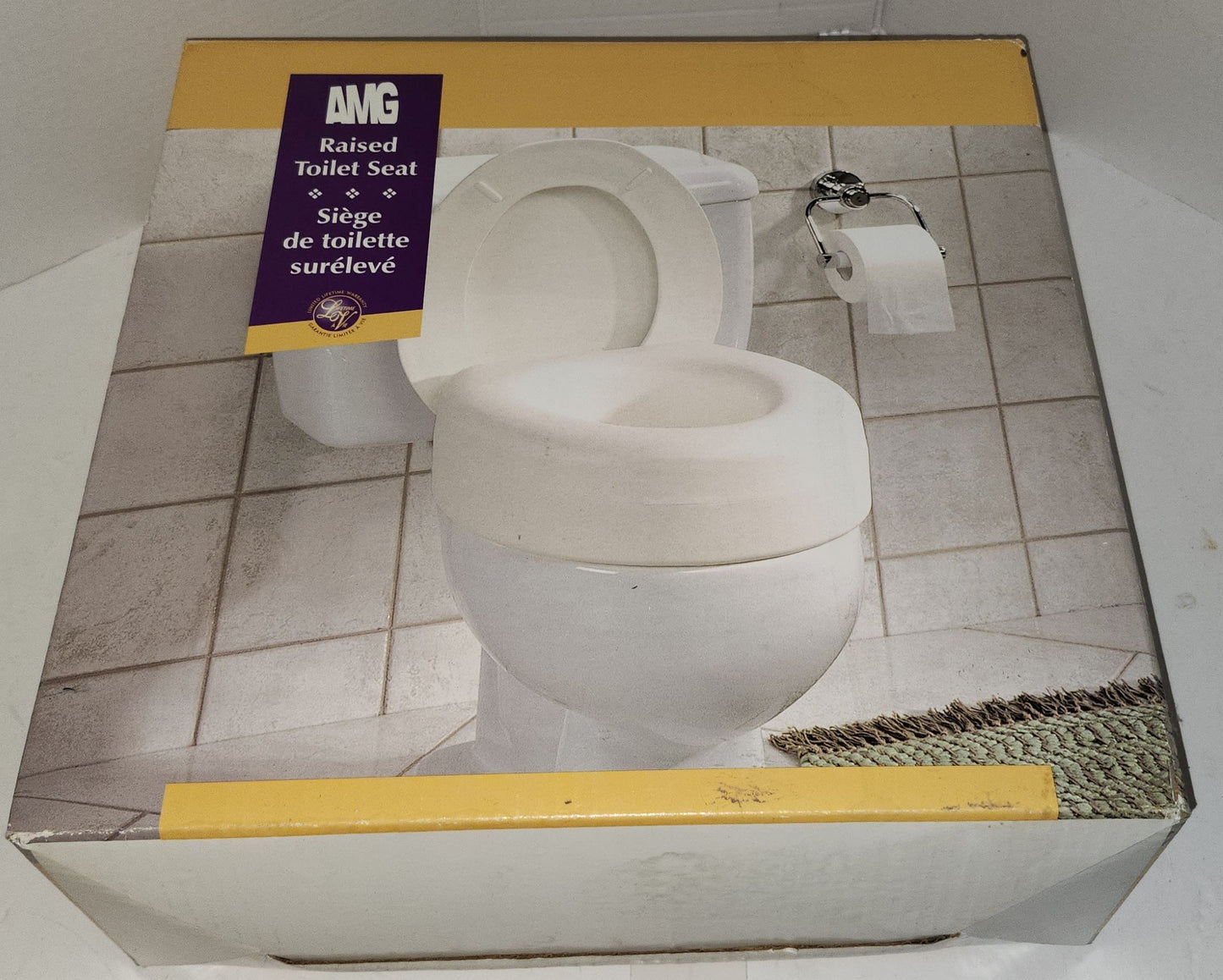 Siège de toilette surélevé de 4''