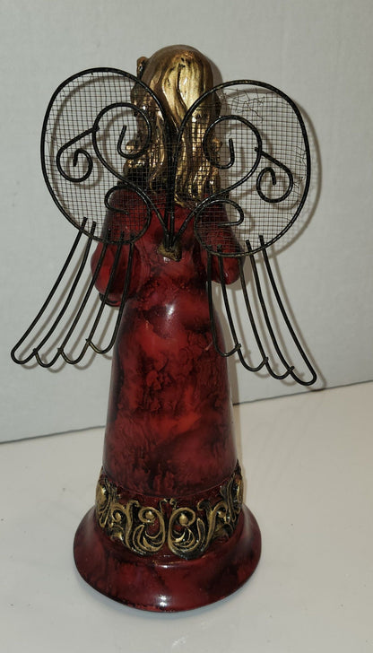Statuette d'ange en céramique