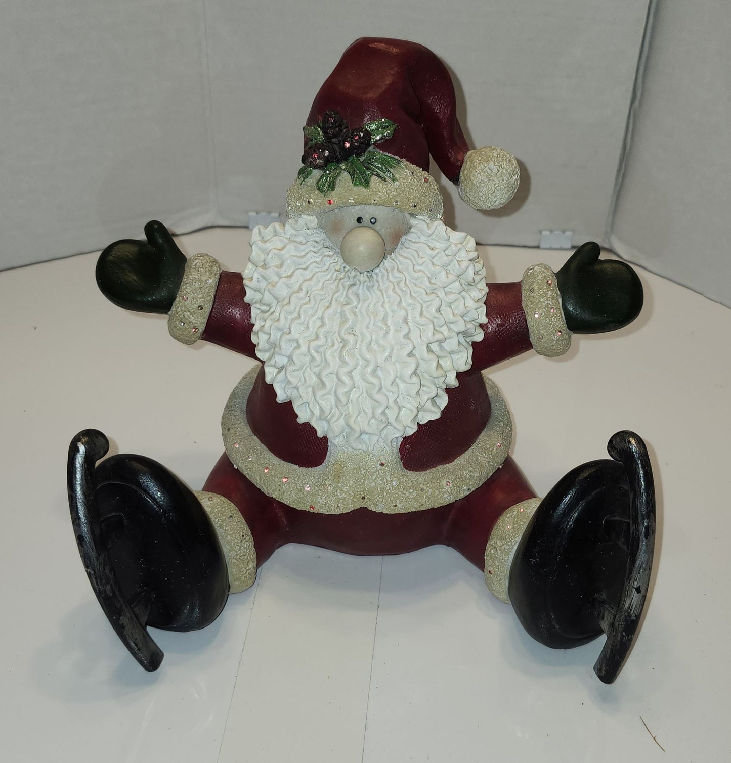 Statuette de Père Noël en céramique