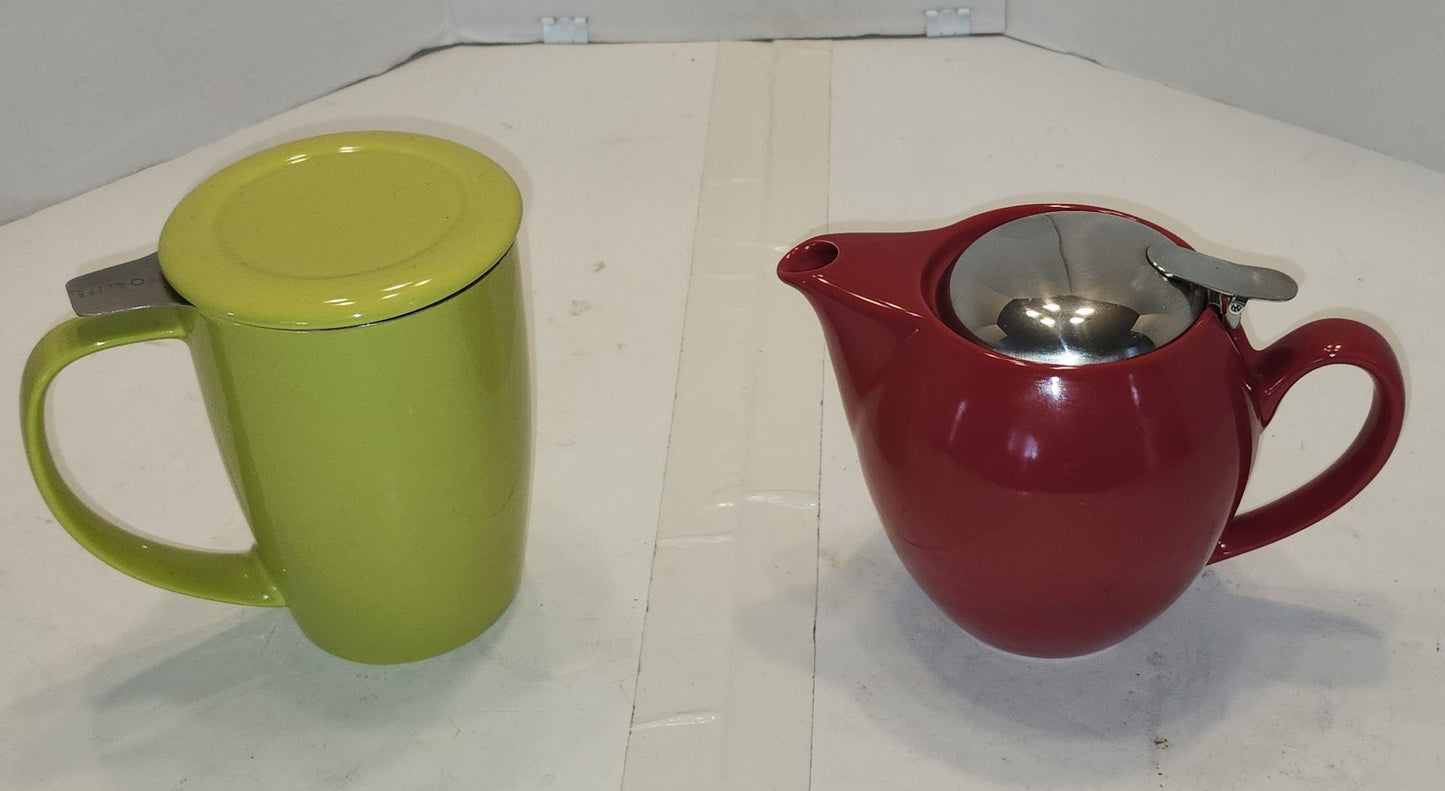Théière avec tasse