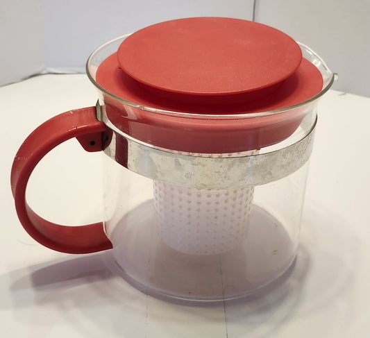 Théière en verre avec infuseur