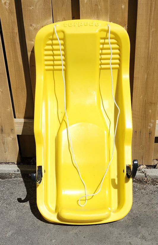 Traîneau en plastique avec freins Torpedo