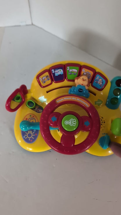 Volant de voiture pour enfant / Vroum vroum des découvertes Vtech