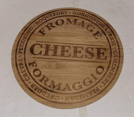 Assiette à fromage en bois