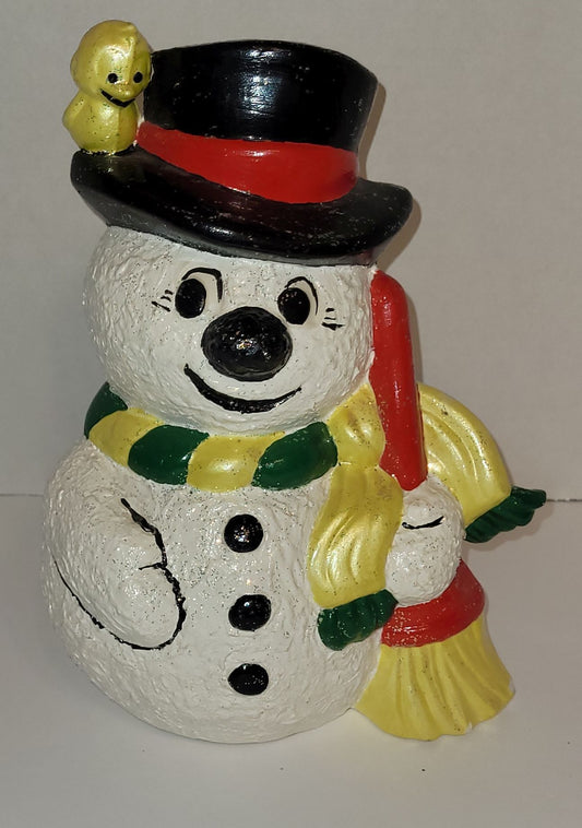 Bonhomme de neige en céramique