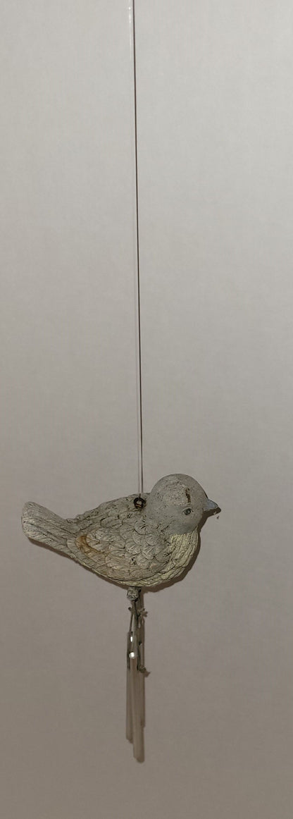 Carillon éolien en métal oiseau