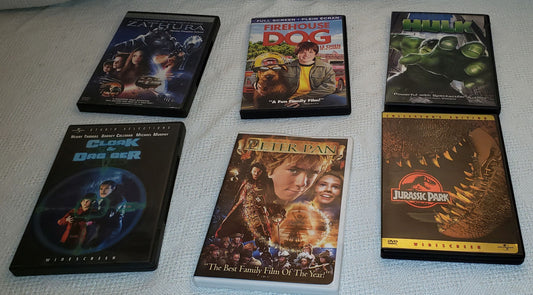 Lot de 6 films pour enfant