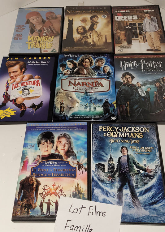 Lot de 8 films