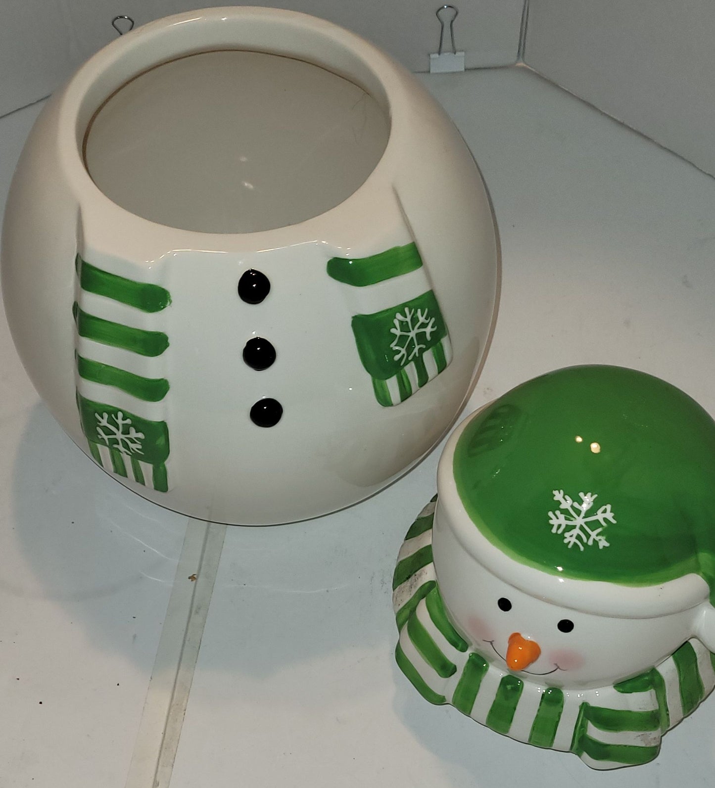Jarre à biscuits Bonhomme de neige