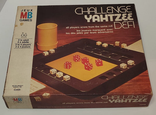 Jeu Yahtzee Défi